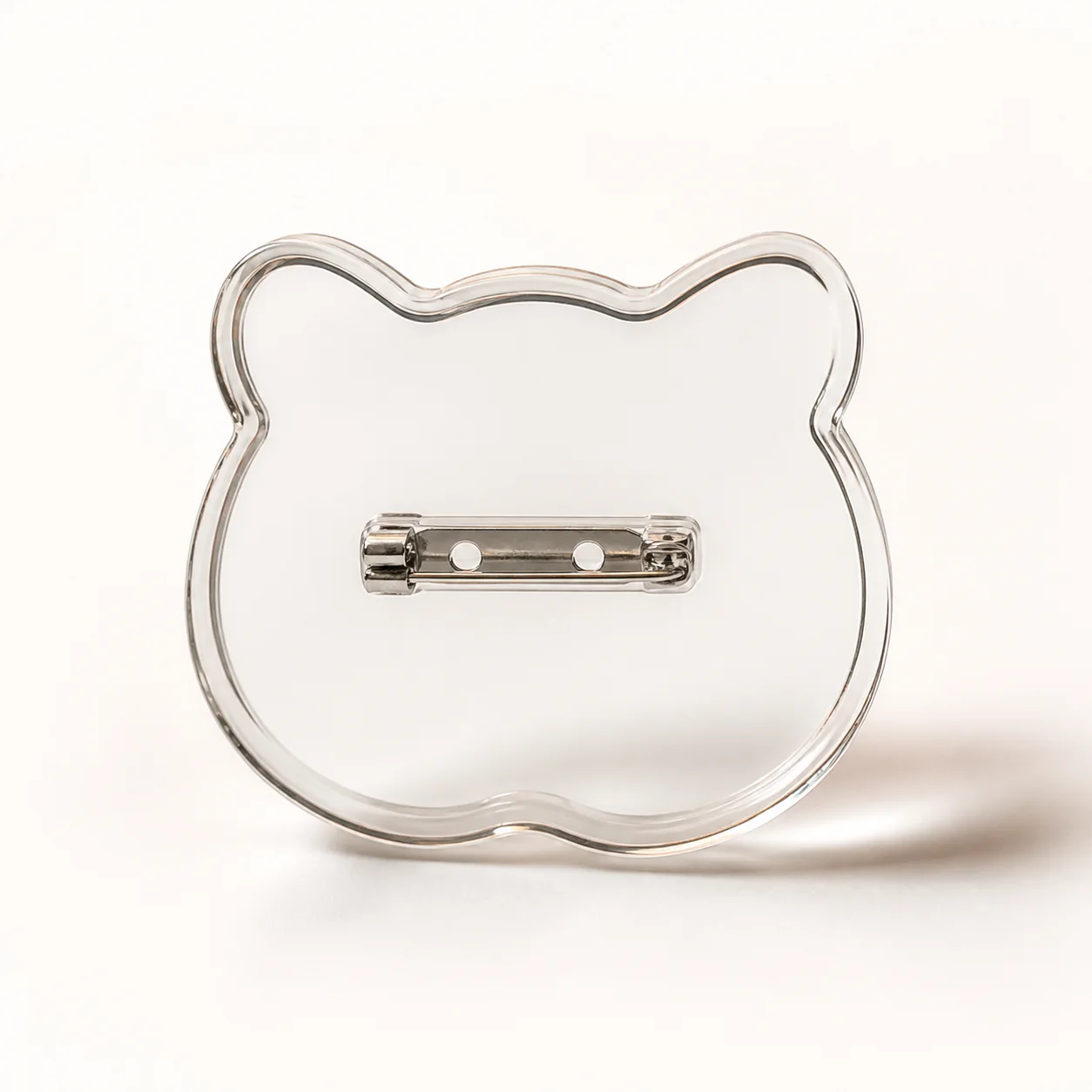 AI generated product photo of a cute acrylic pin