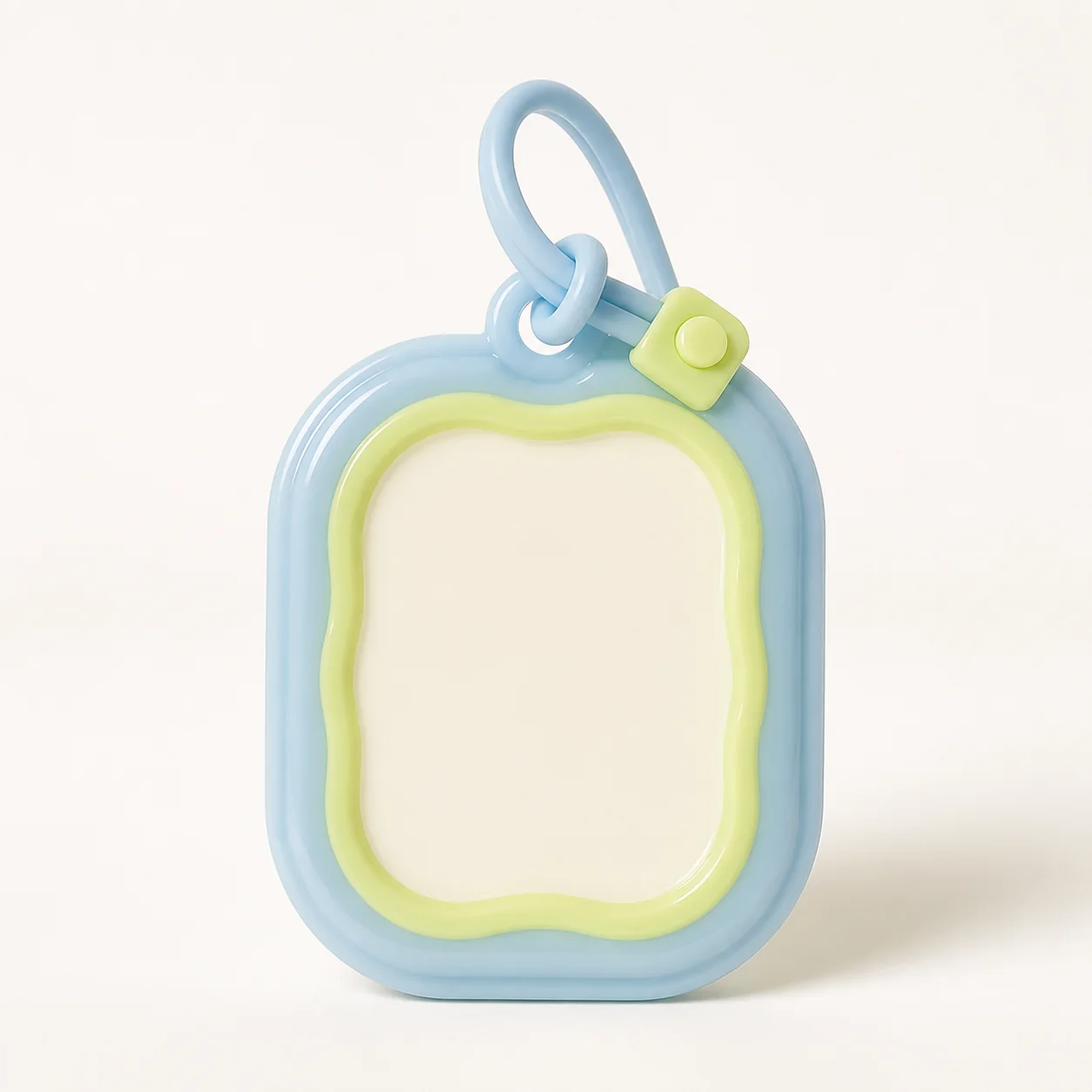 AI generated product photo of a cute bag tag