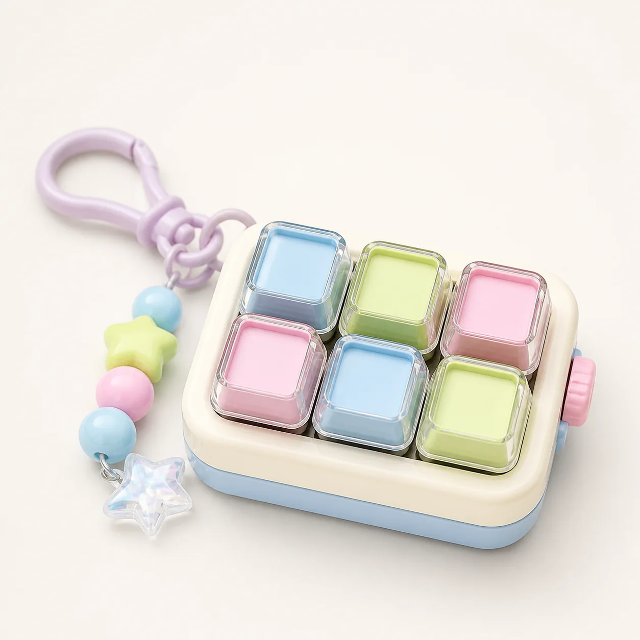 AI generated product photo of a keycap clicker