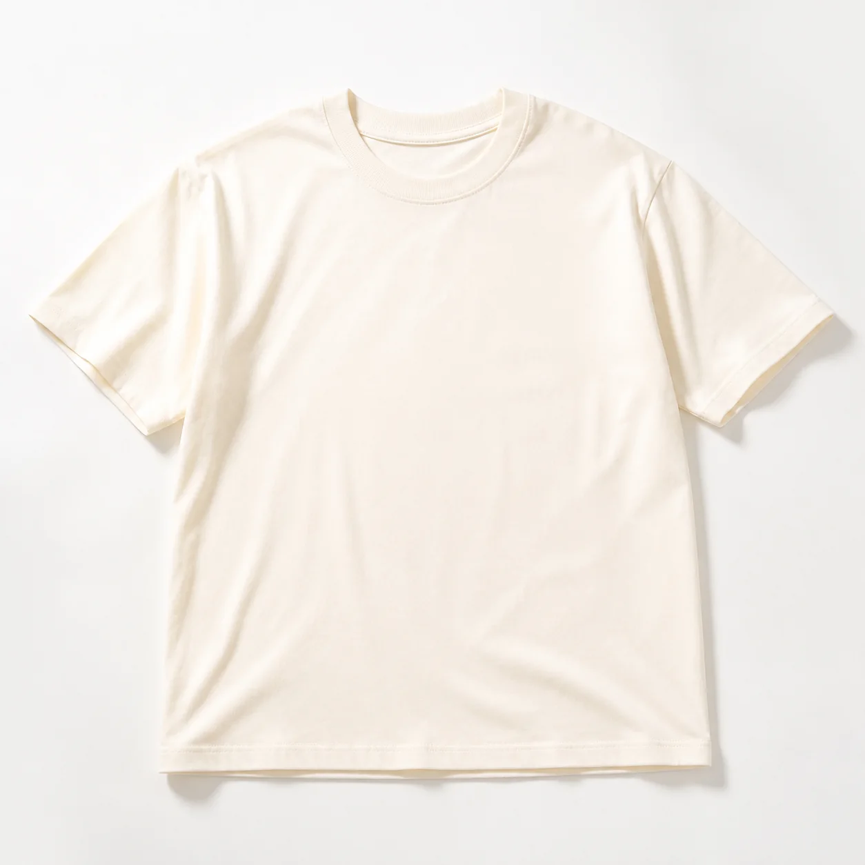 AI generated product photo of a plain t shirt